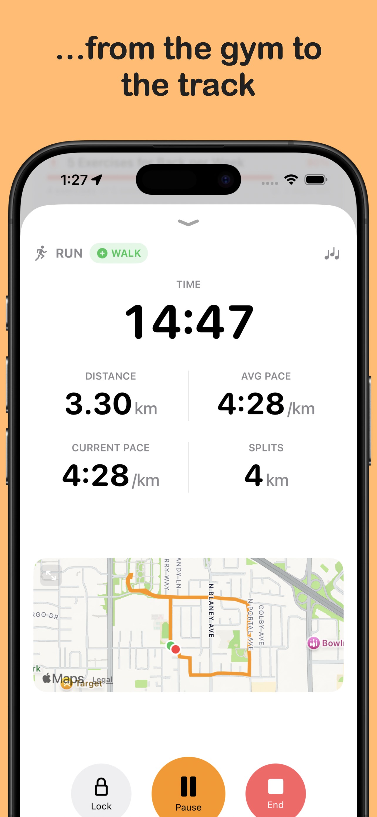 Track walks and runs too